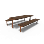 Set da picnic GRO - acciaio corten