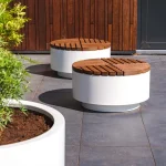 Tavolo rotondo AROS - alluminio - immagine 3
