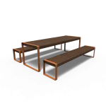 Set da picnic STORR - acciaio corten