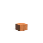 Piedistallo in corten - quadrato